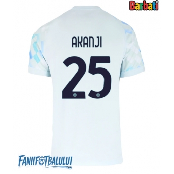 Inter Milan Manuel Akanji #25 Tricou Fotbal Replică 2025-26 Barbati Deplasare